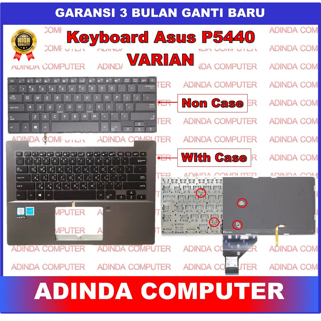 Keyboard Asus Expertbook P5440 P5440U P5440UA P5440F P5440FA P5440FF