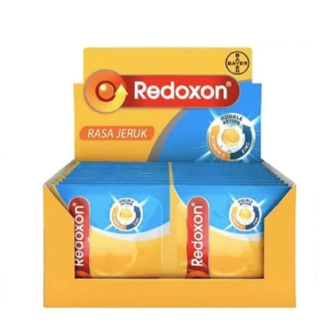 Redoxon 24 Tablet - Vitamin C, D & Zinc Multivitamin - Vitamin C + Zinc & Vit D - Daya Tahan Tubuh