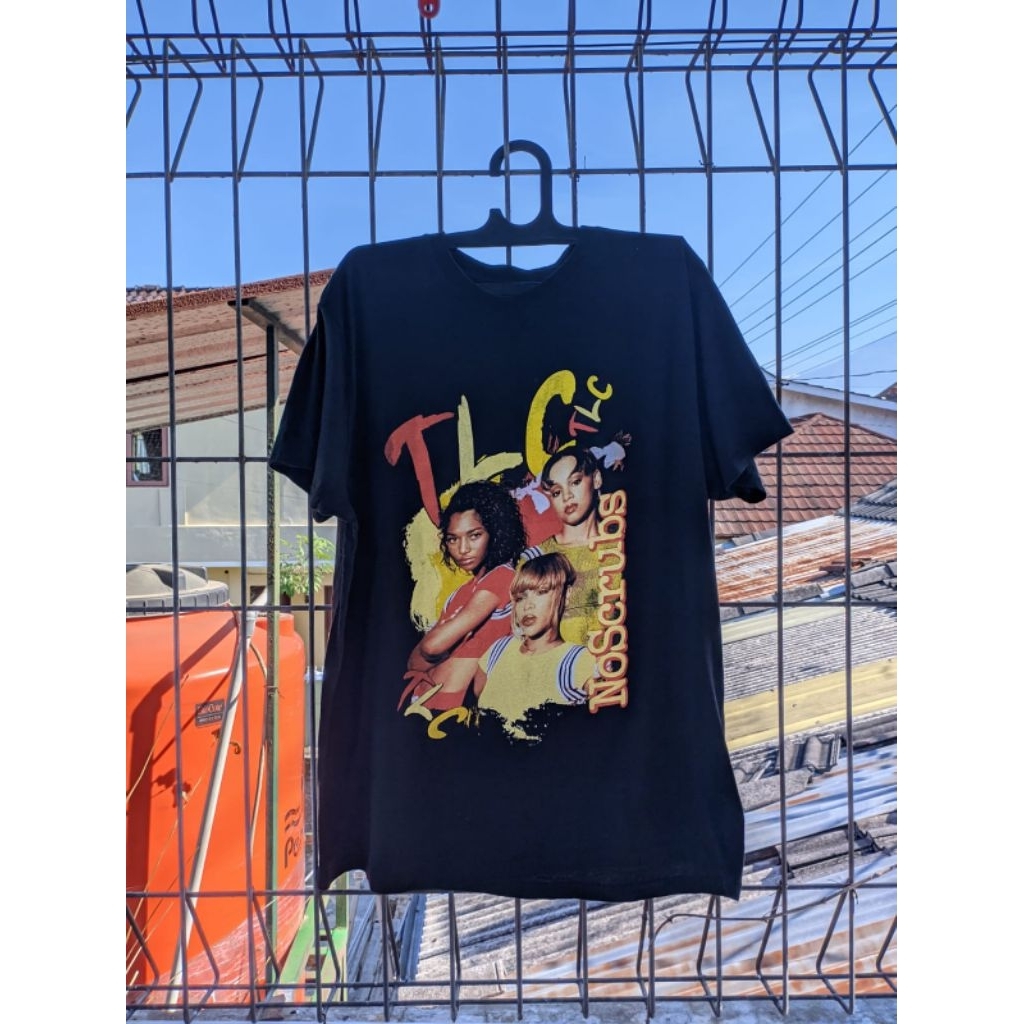 kaos shirt pop singer band TLC (Vintage)
