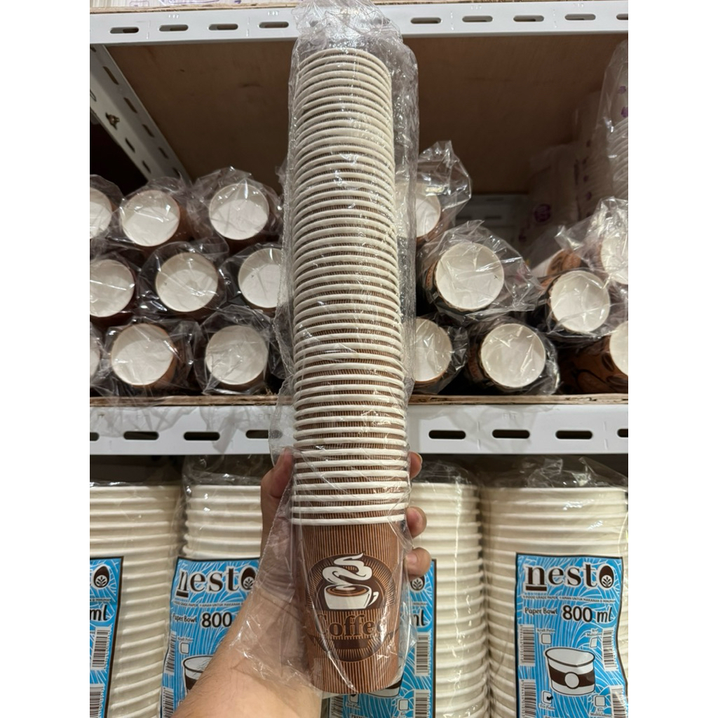 Paper Cup Kopi 6.5oz 8oz/Tutup Paper Cup