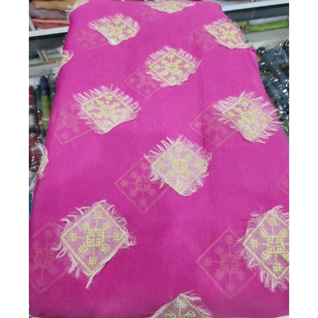 Kain Organza New collecction Bahan Baju bodo,dress dsb