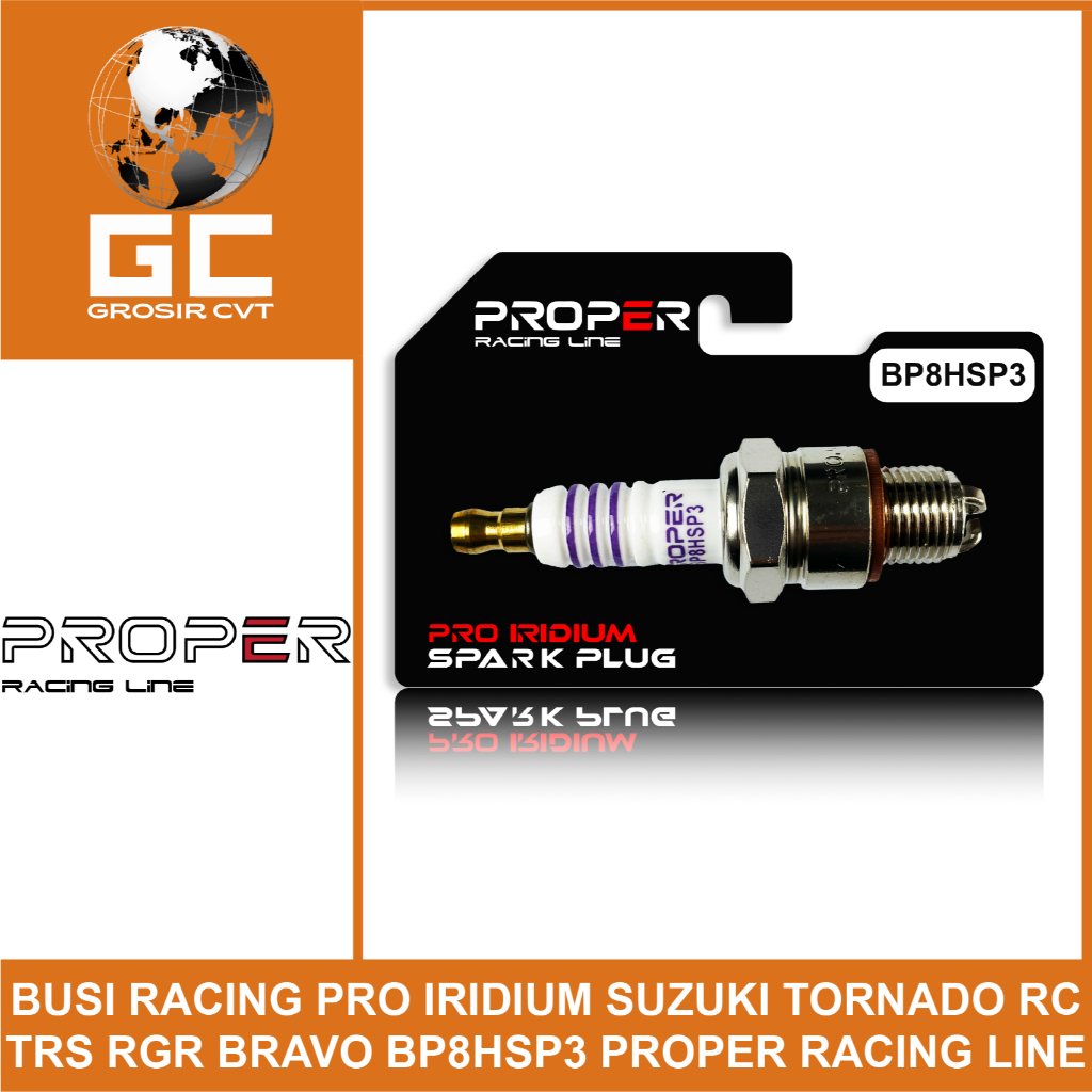 Busi Iridium Pro Spark Plug RGR Tornado RC Bravo Crystal TRS TRZ BP8HS Proper Racing Line