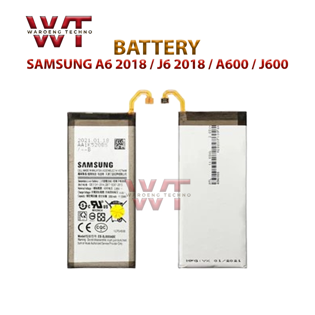 BATERAI  BATTERY  BATRE SAMSUNG A6 2018 / J6 2018 / A600 / J600