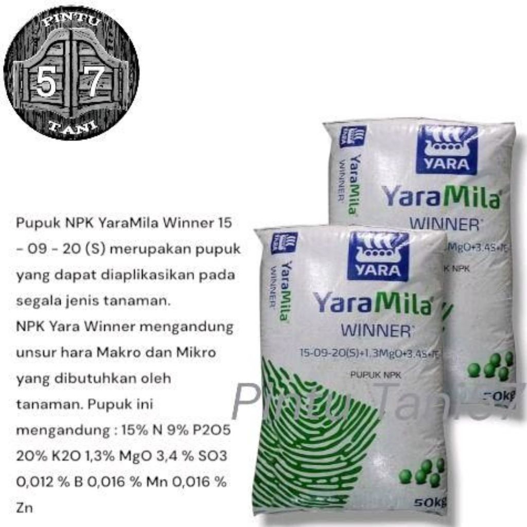 PUPUK NPK YARA MILA WINNER 50KG