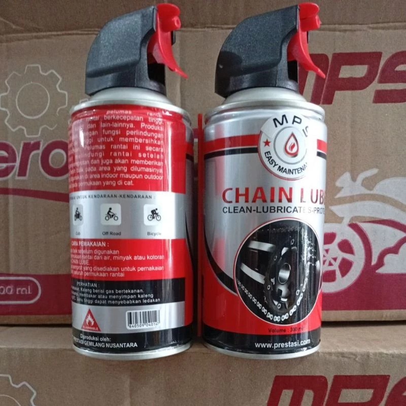 Chain Lube PETROASIA Pelumas Rantai 300ml Pelumas Rantai Chain Lube Prestasi 300ml Minyak Rantai Cha