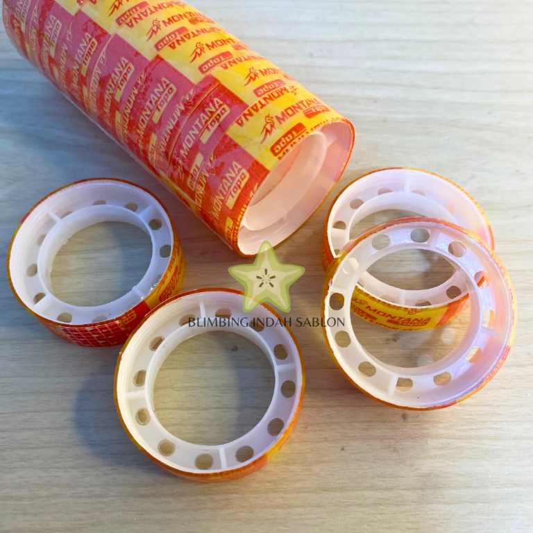 Isolasi Kado 12mm 1pcs Lakban Kecil Pita Rekat Bening Solasi Clear Tape Tapecutter Adhesive Selotip 