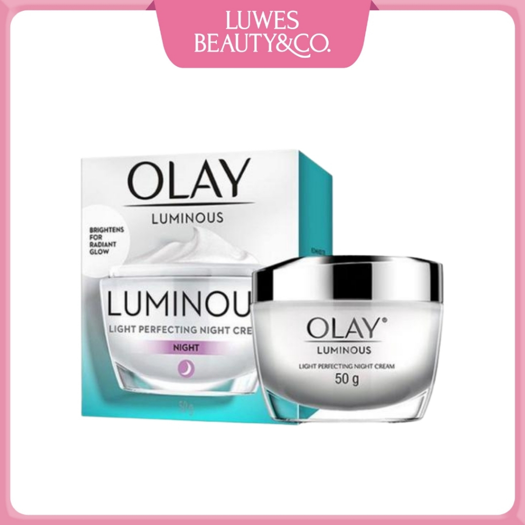 Olay Luminous Light Perfecting Cream 50gr Day Cream | Night Cream | Krim Siang & Malam | Pelembab Wa