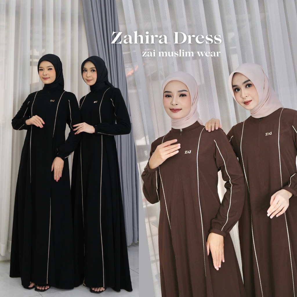Zahira Dress Original By Zai Muslim Wear