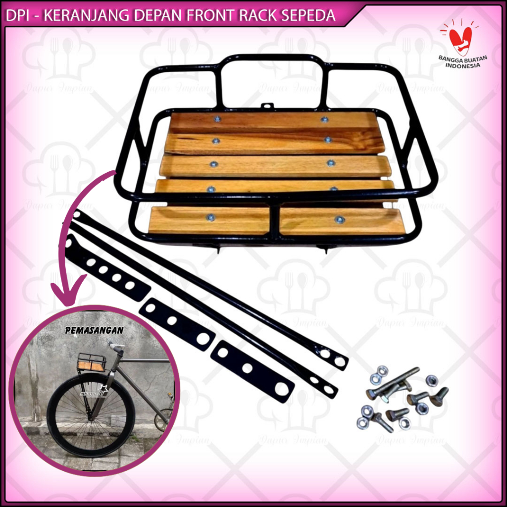DPI Keranjang Front Rack Sepeda Fixie Federal Minion Seli Mtb Front Rack Sepeda Commuter Bike