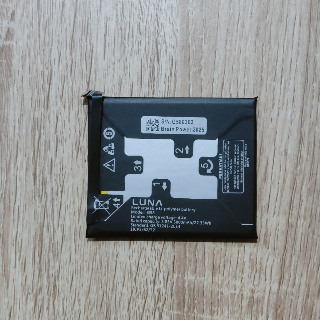 Baterai Batre for Luna G58 LUNA G 58 Battery Batrai Hp