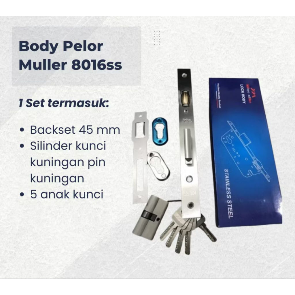 Body Kunci MULLER Set