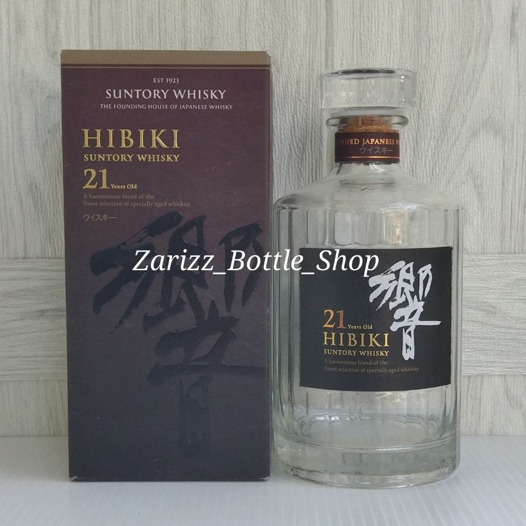 Botol Kosong Hibiki 21 Years Old 700ml + Box