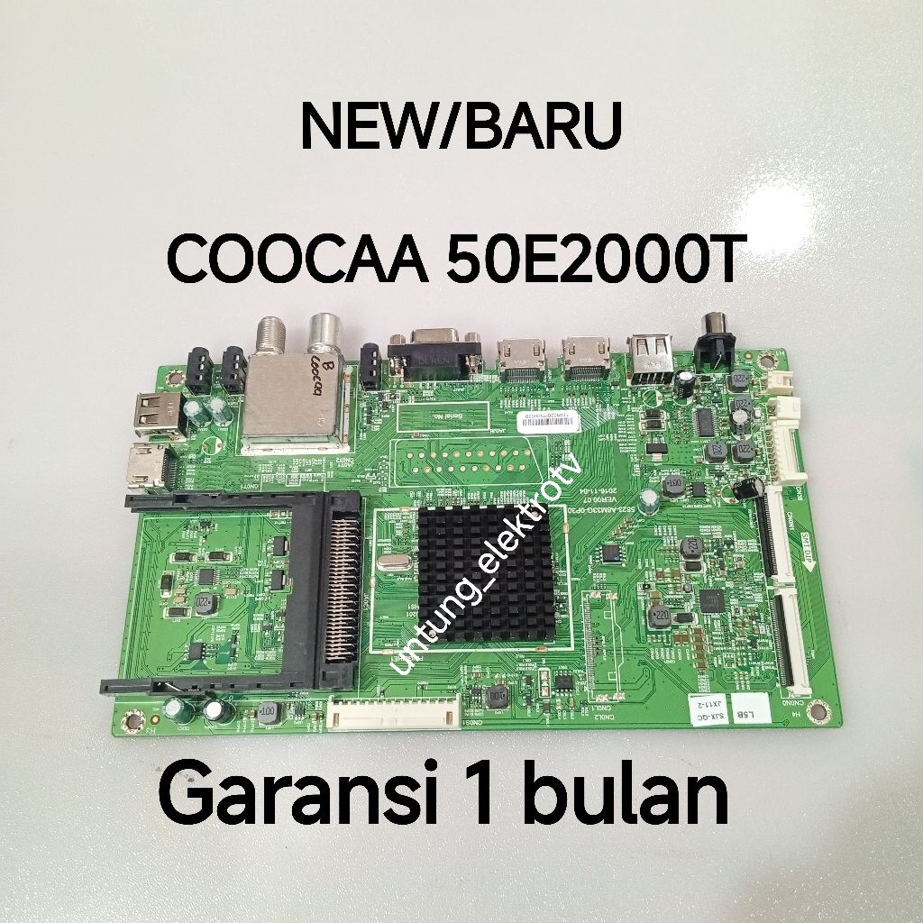 MAINBOARD TV COOCAA 50E2000T MB-MOTHERBOARD-MOBO-MODUL MESIN TV COOCAA 50E2000T