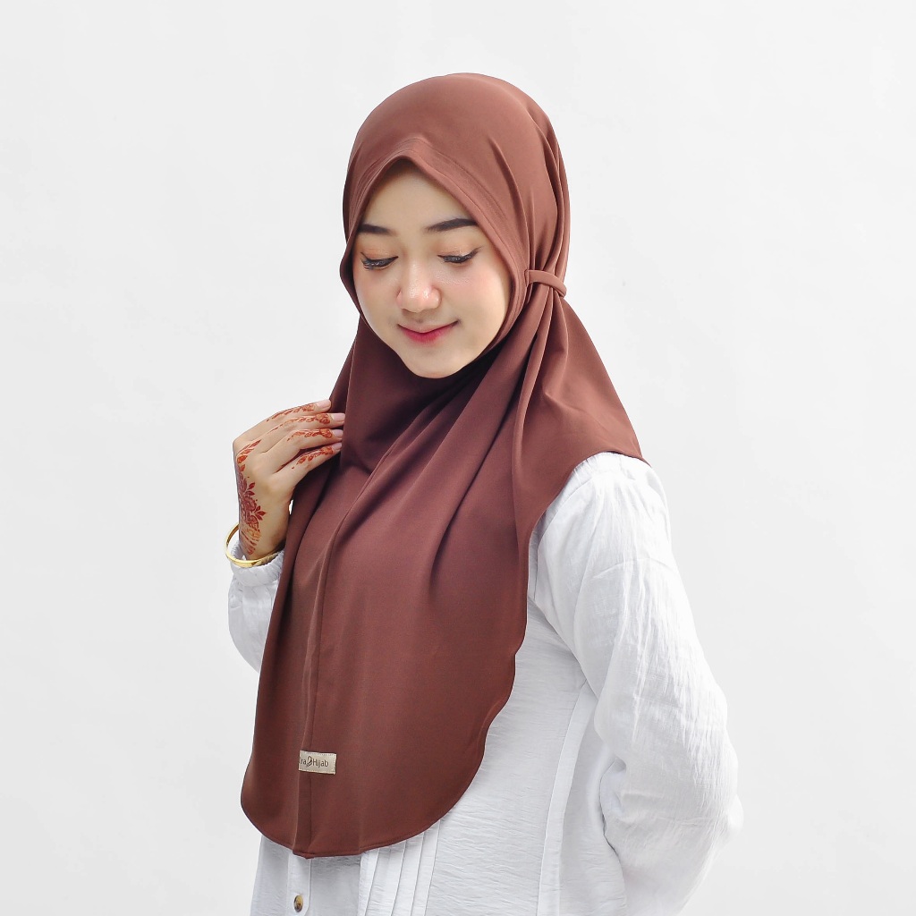 Hijab Instan Non Pet Premium | Jilbab Instan Tanpa Pet Nyaman Adem