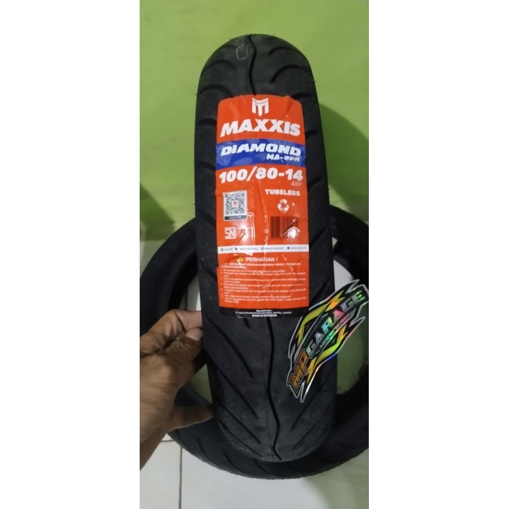 BAN LUAR MAXXIS DIAMOND RING 14/BAN LUAR MAXXIS UKURAN 100/80-14