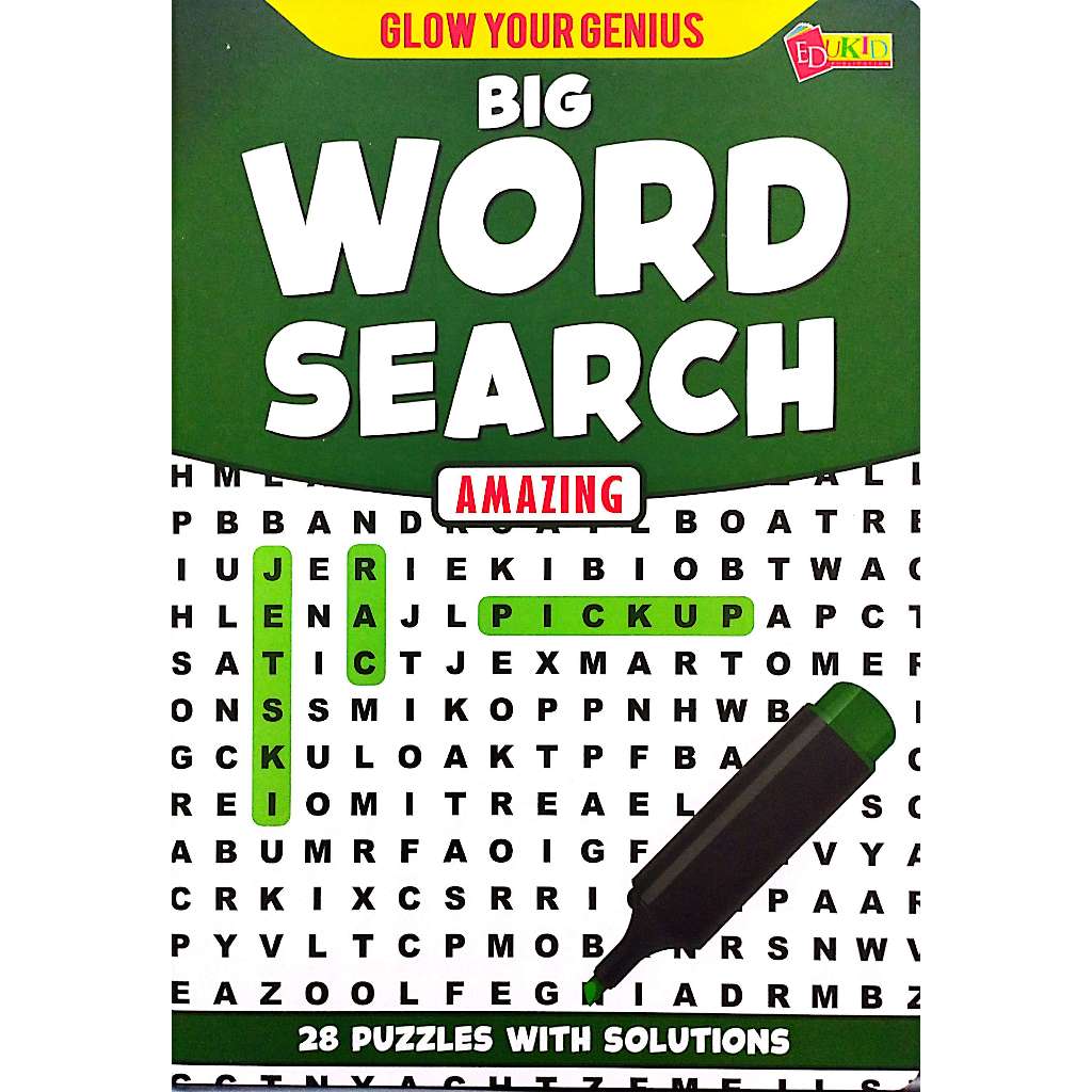 [Edukid] Big Word Search Amazing 28 Puzzles
