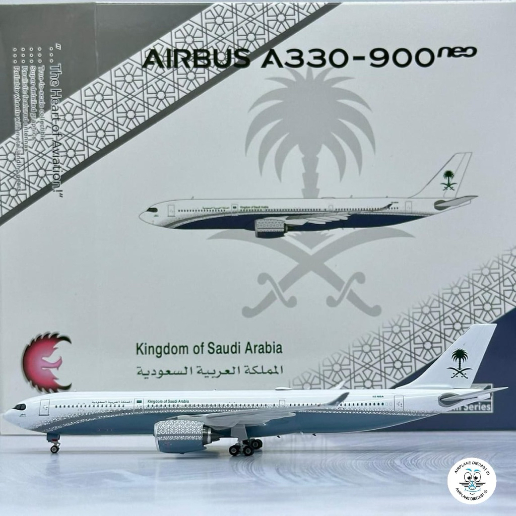 1/400 Kingdom of Saudi Arabia HZ-MDA Airbus A330-900neo Phoenix Models