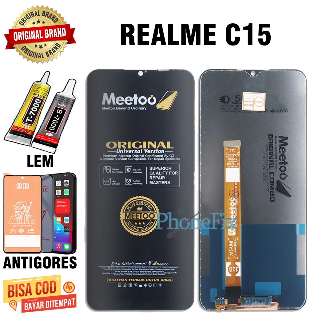 Lcd Touchscreen REALME C15 Original Fullset Lcd REALME C15 OEM Quality