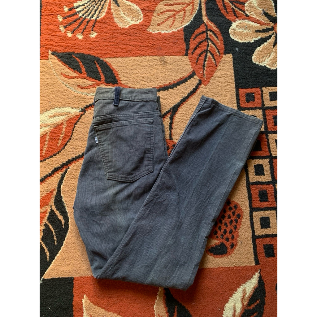 corduroy panta levis vintage 70s talon zipper