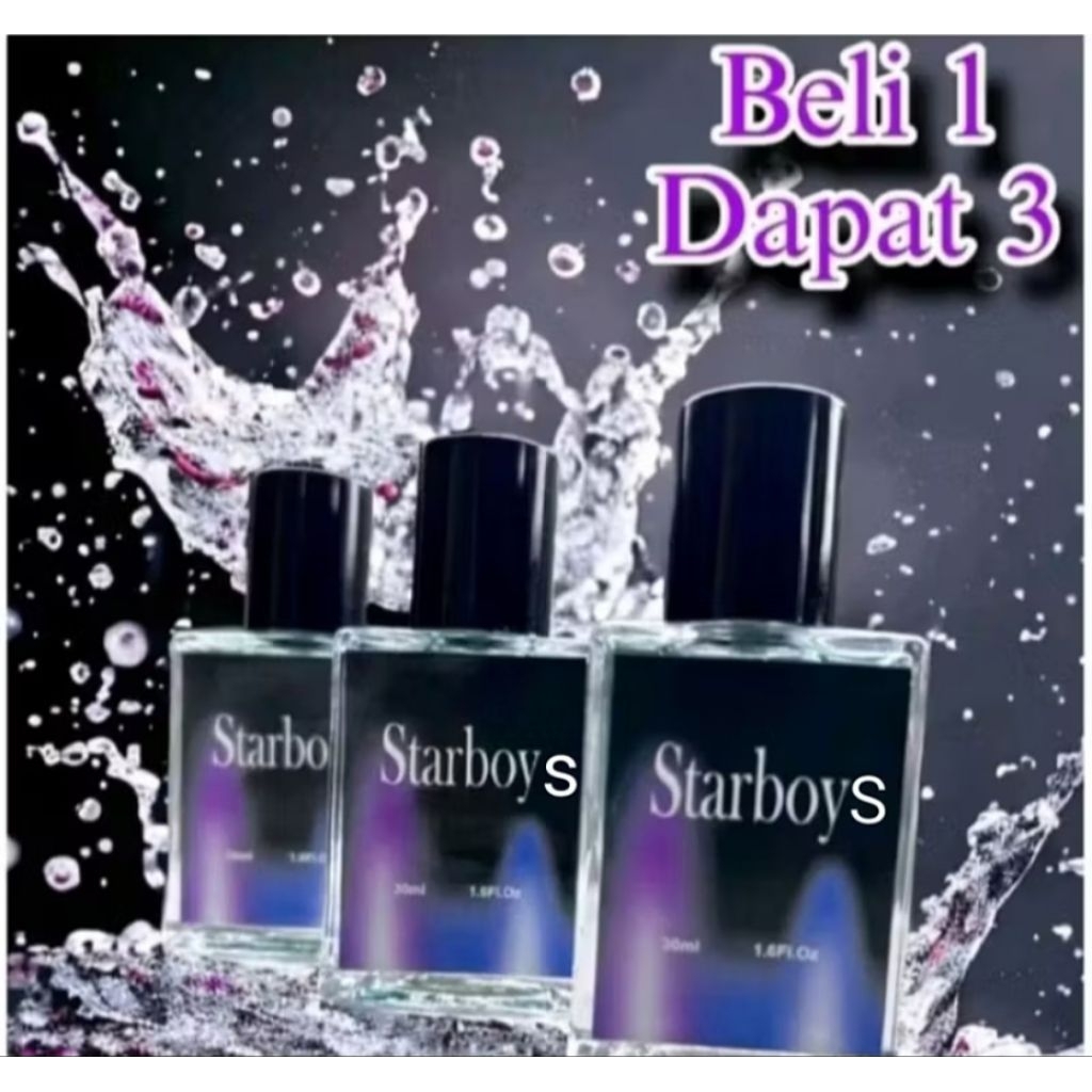 Jayrosse Starboys | Beli 1 Dapat 3 | Parfum Jayrosse Starboys Eau De Parfume 30ml | Parfum Pria Taha