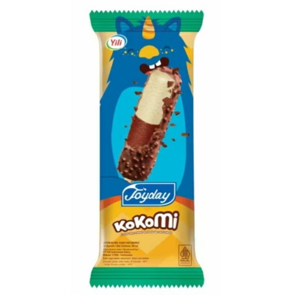 Es krim Joyday Kokomi Ice Cream Joyday Kokomi  Terbuat  dari  Susu Murni  Halal Murah Nikmat