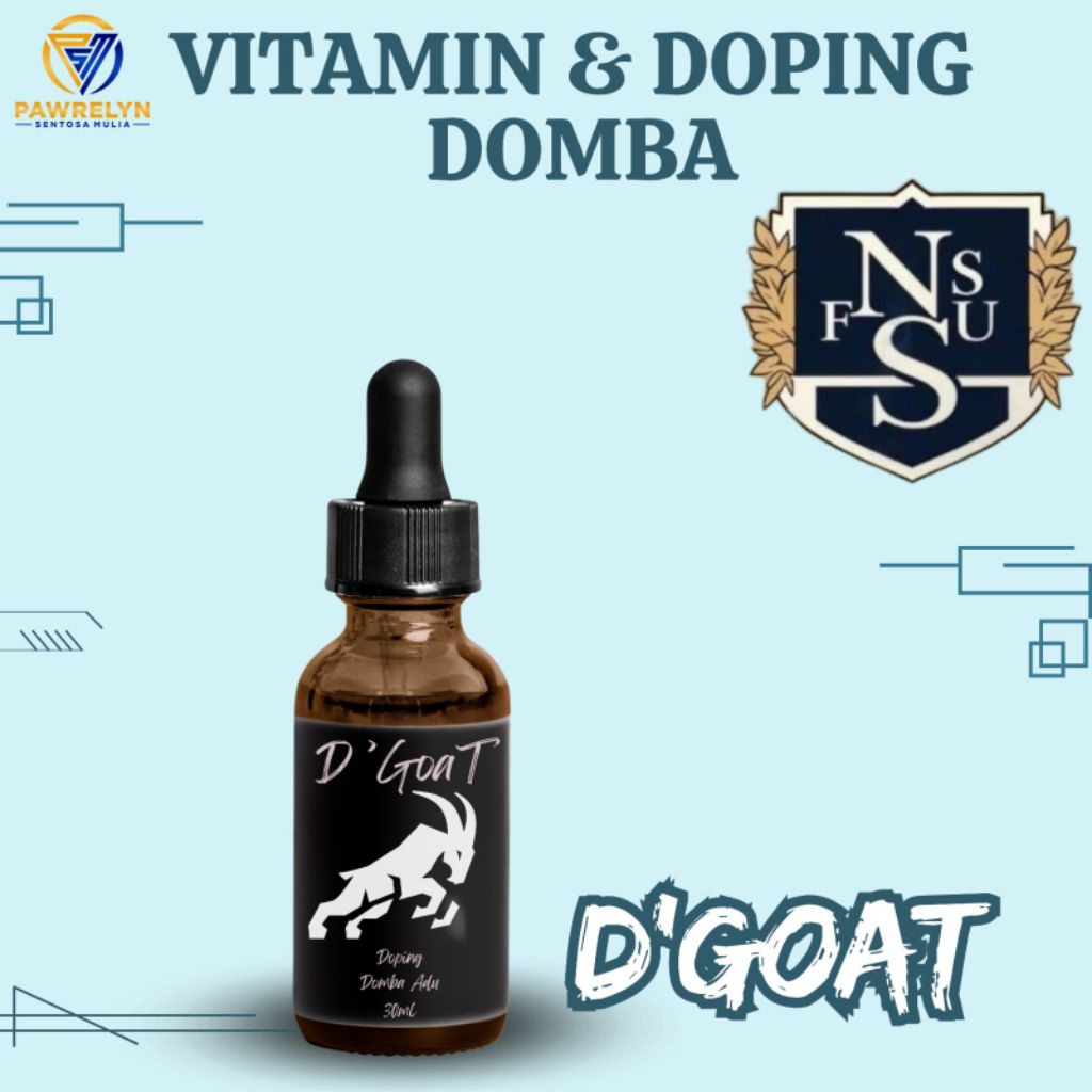 NFSU - D'GOAT Obat Doping Domba Adu Domba Garut Adu Domba Stamina Tahan Sakit Nafsu Membara & Cocok 