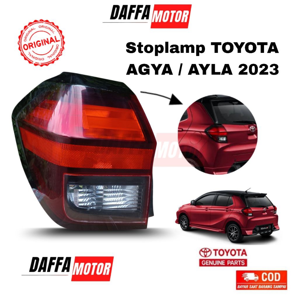 Stoplamp lampu belakang agya 2023 stoplamp lampu belakang ayla 2023 original stop lamp lampu belakan