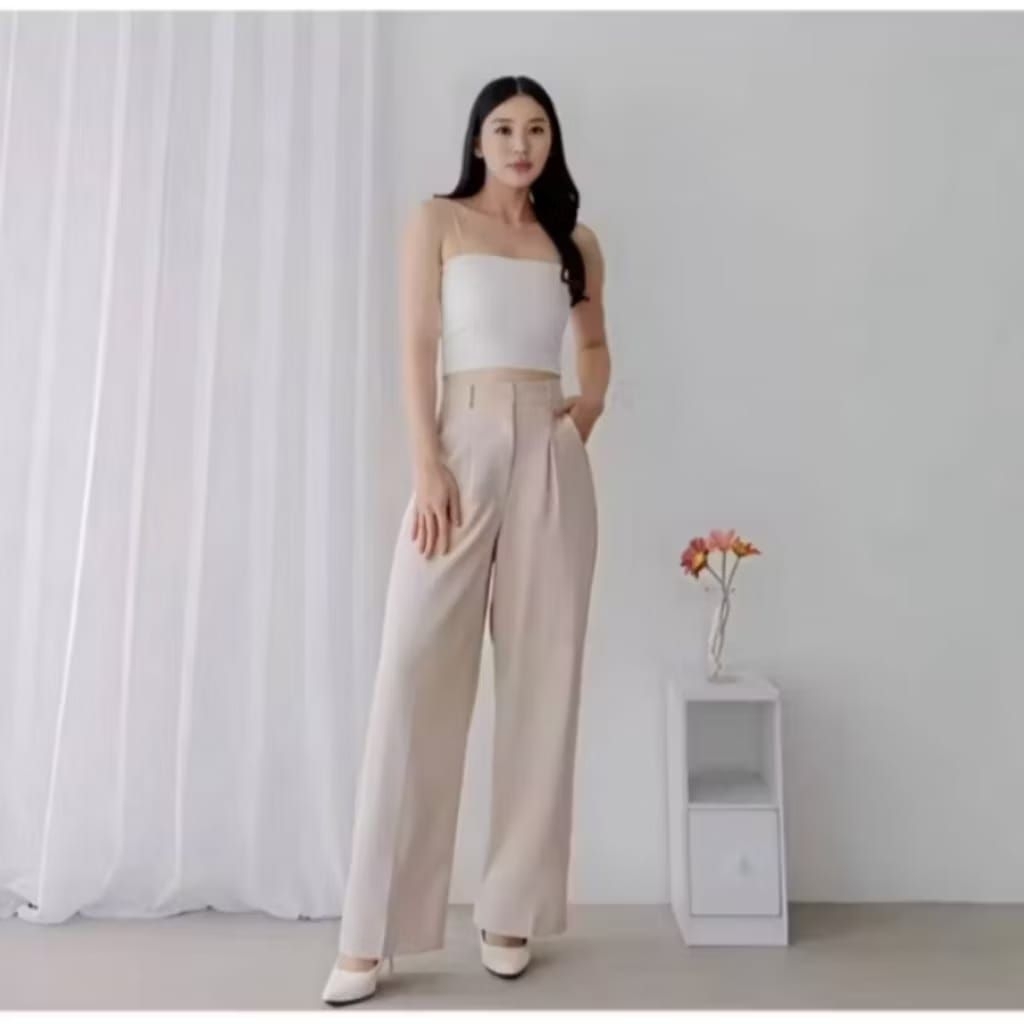 Celana Kulot Viona Celana Panjang Wanita Highwaist