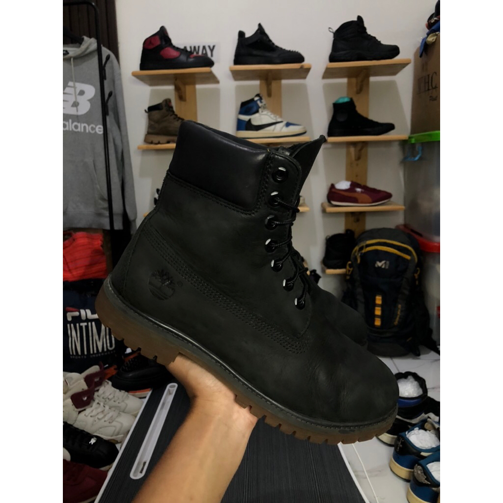 sepatu boots timberland icon black size 42.5