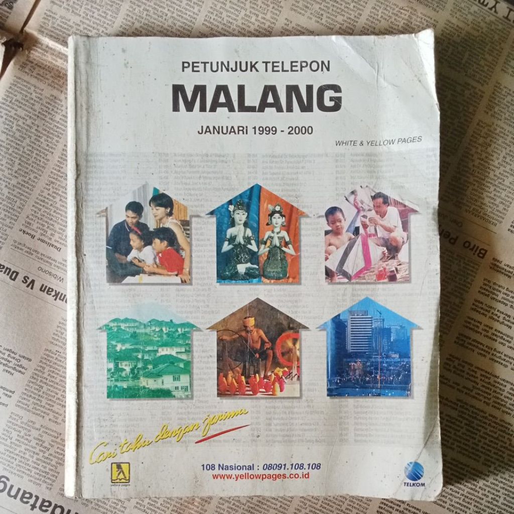 yellow page Petunjuk telepon malang 1999 - 2000