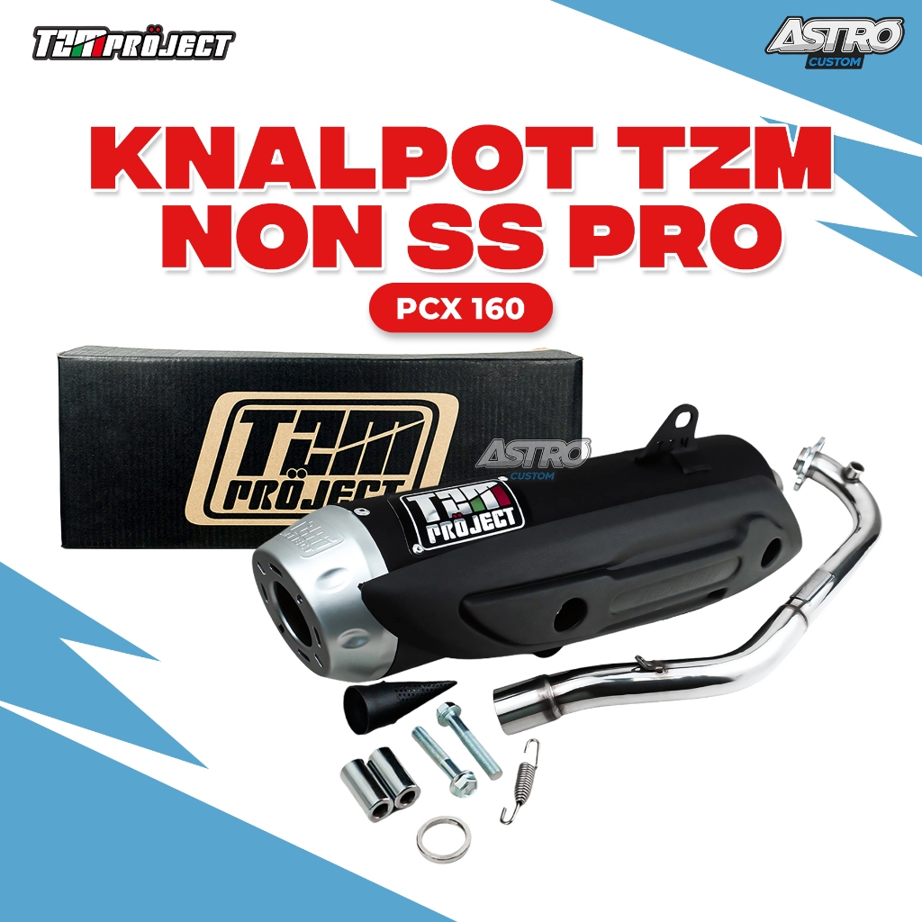 Knalpot Racing Vario PCX 160 150 125 Aerox Nmax Lexi BeaT Fi Scoopy ESP Genio TZM Project Non SS Pro