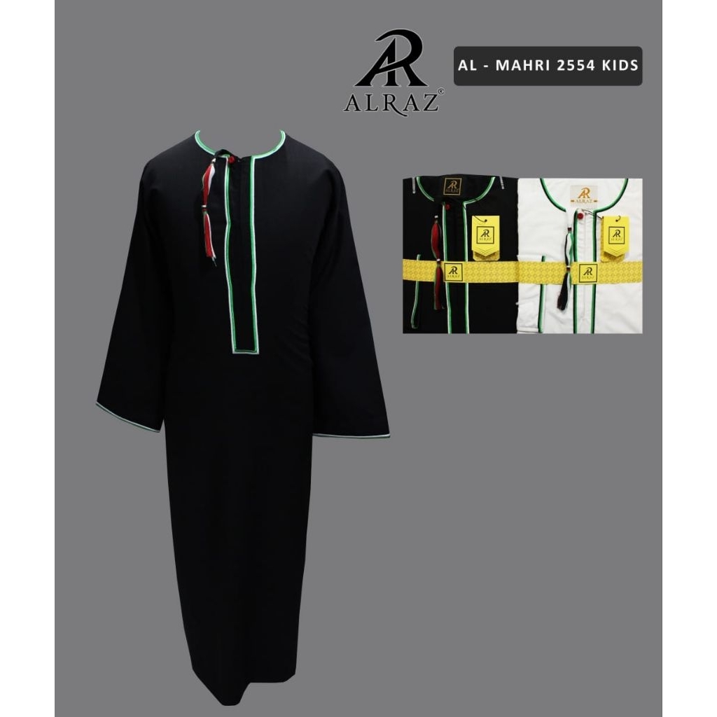 ALRAZ Thobe Kids Lengan Panjang Mahri 2554