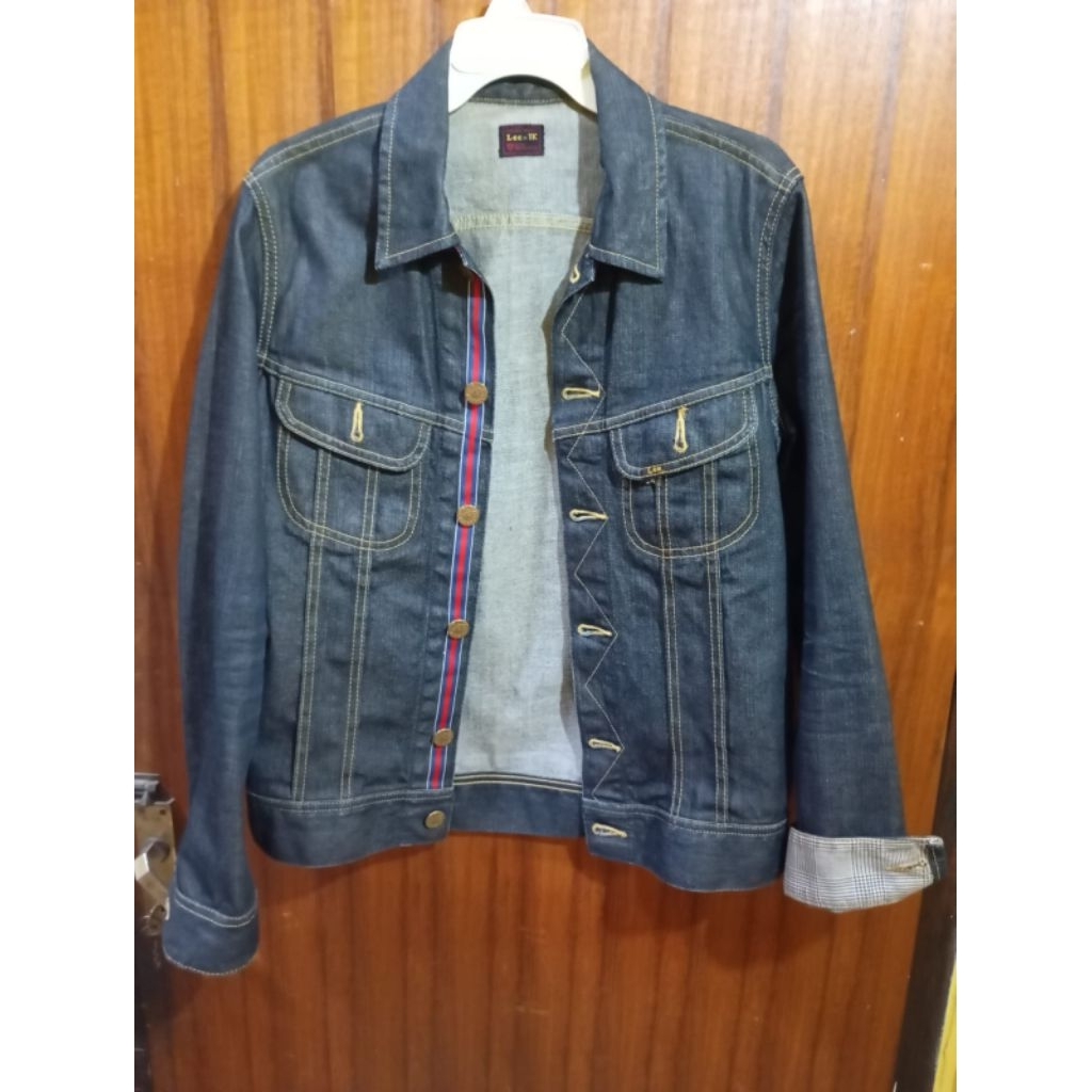 Jaket Lee x TKMIXPICE Original Trucker Denim Jacket Jeans