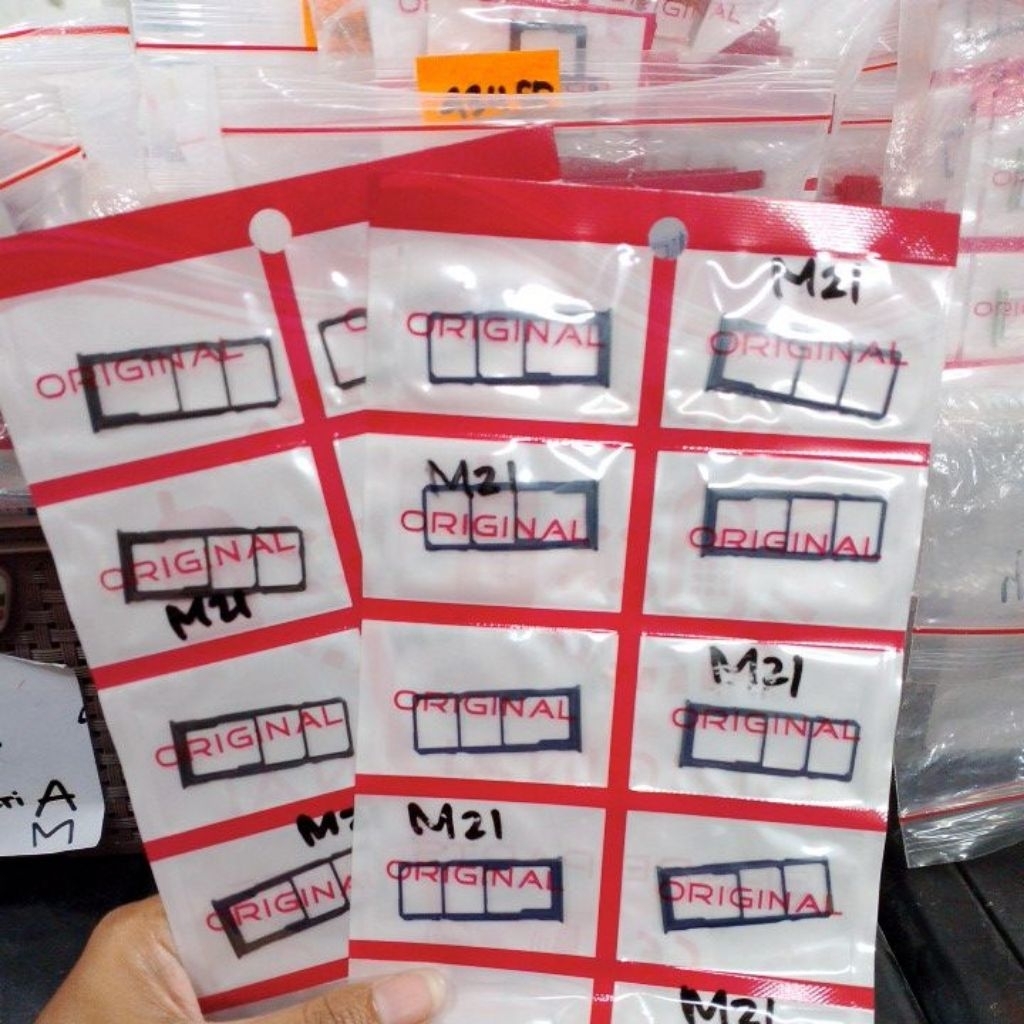 Simtray Slot SIM Tempat Kartu SIM Samsung M21