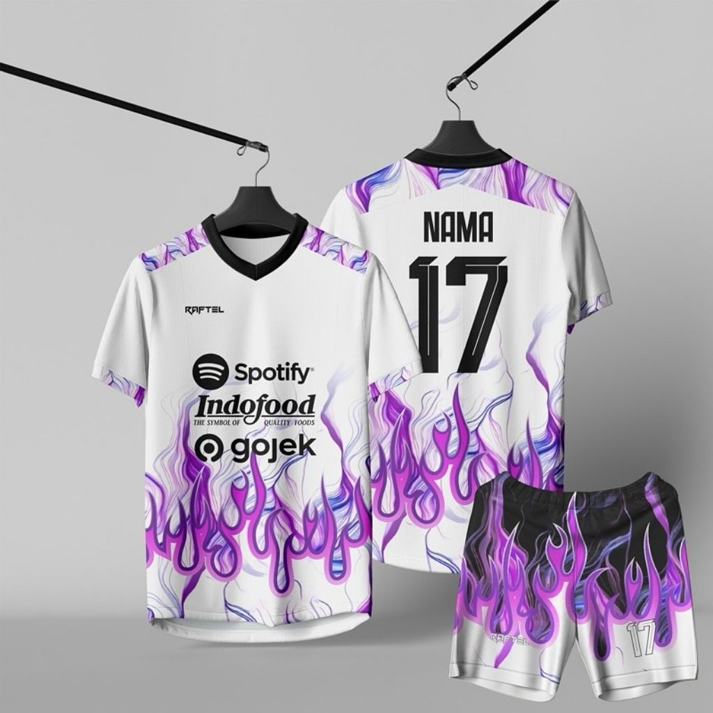 Jersey bola / futsal bahan adem dryfit bisa costum desain fullprinting