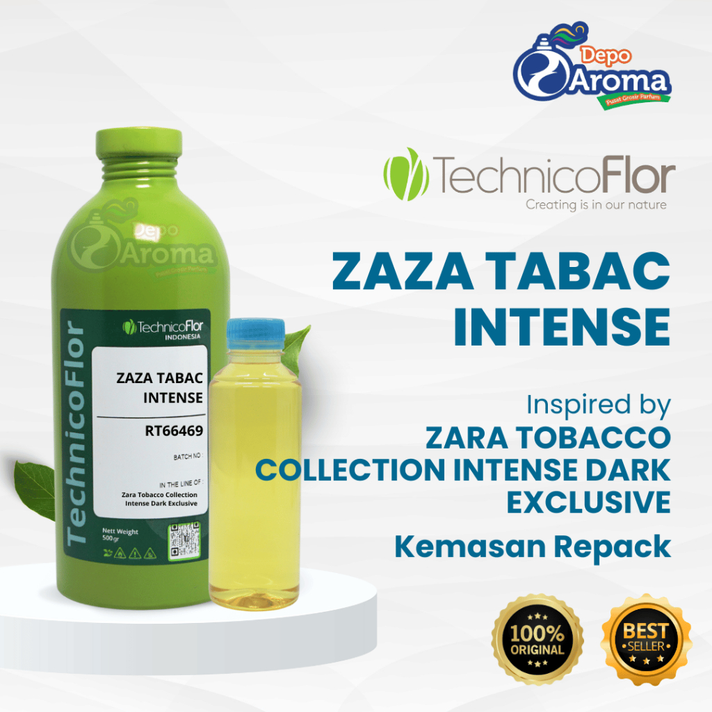 PARFUM BIBIT MURNI - ZAZA TABAC INTENSE - REPACKING - TECHNICOFLOR