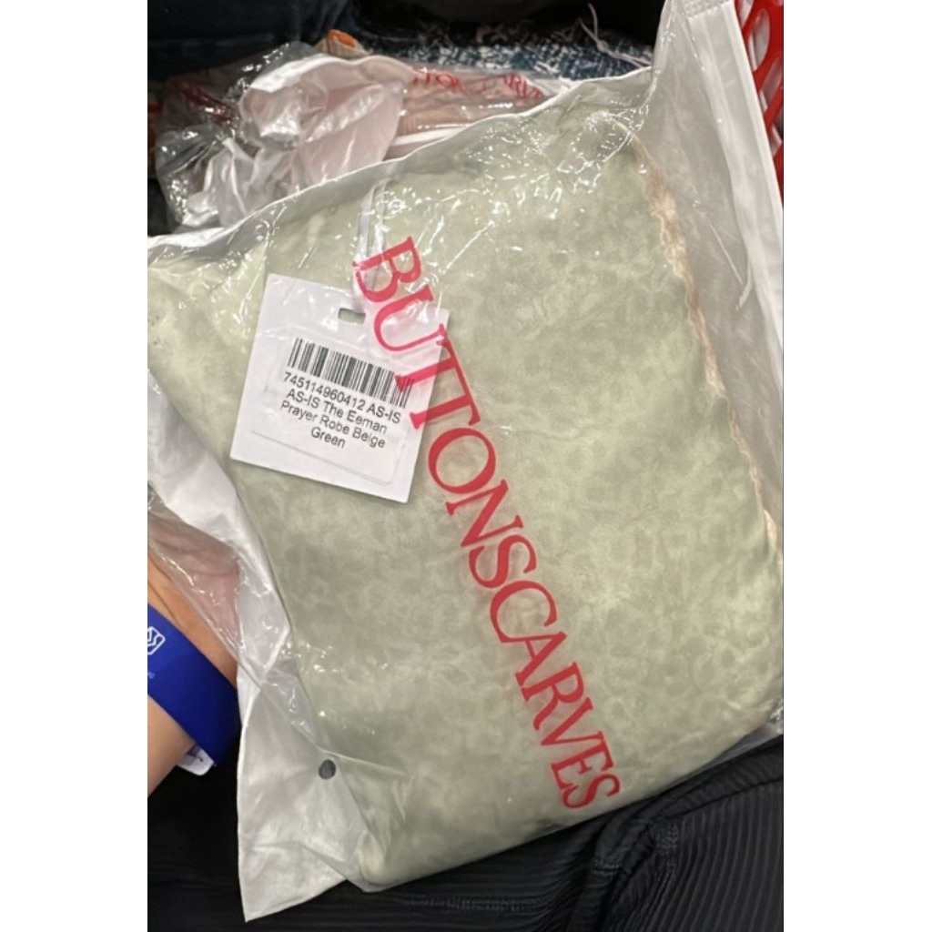 Beige Green As is item prayer robe seri the eeman Buttonscarves baru