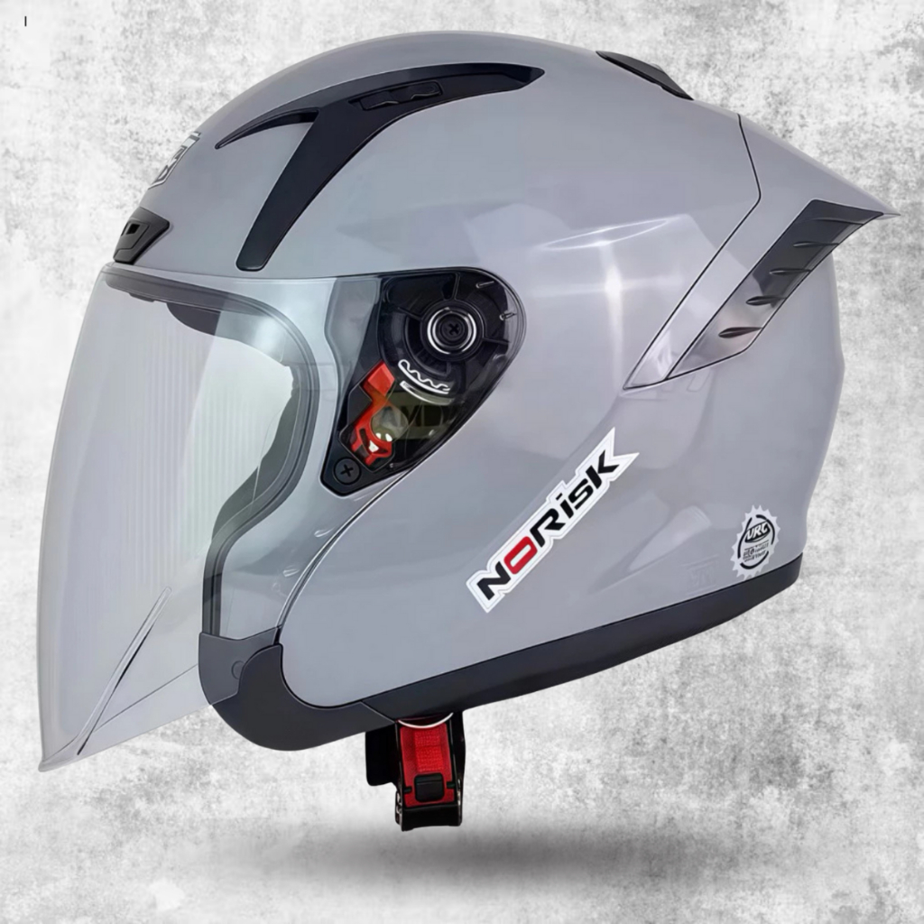 Helm Half Face VRC Norisk Polos Solid  100% ORI