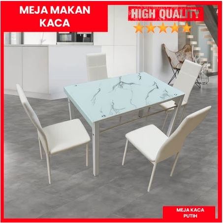 Meja Makan set Meja Makan Marble Marmer Meja Kursi Makan Murah Modern