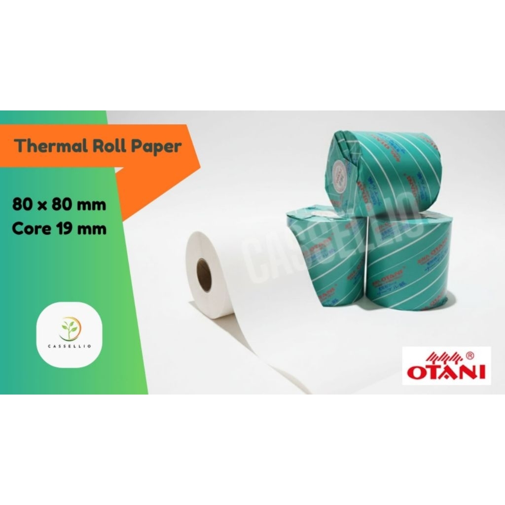 OTANI Thermal Roll Paper 80 x 80 ( Kertas Kasir/ Kertas Struk Otani 80 x 80 )