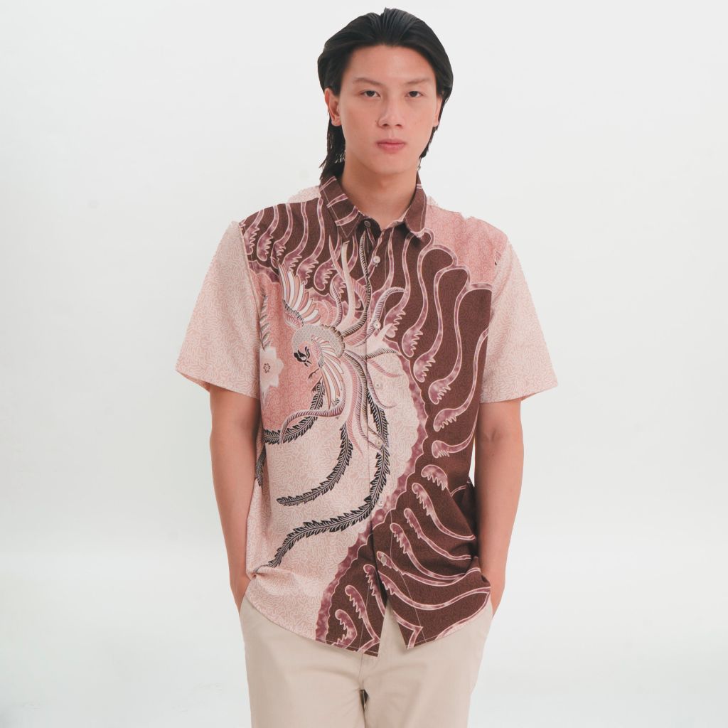 M231 Kemeja Pria Batik Pendek 1216