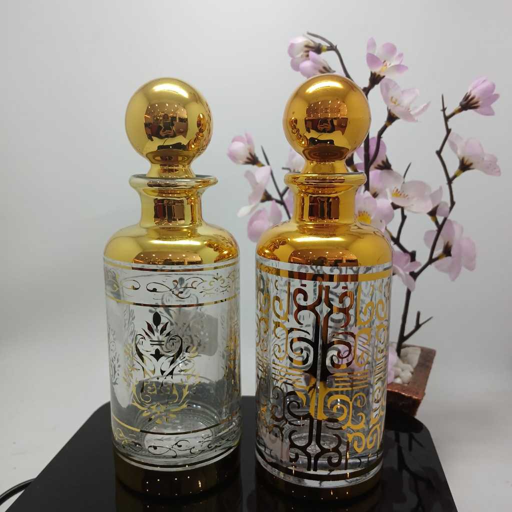 [PERLUSIN] BOTOL DISPLAY GOLD ARABIC JIN 205 ML UNTUK BIBIT PARFUM