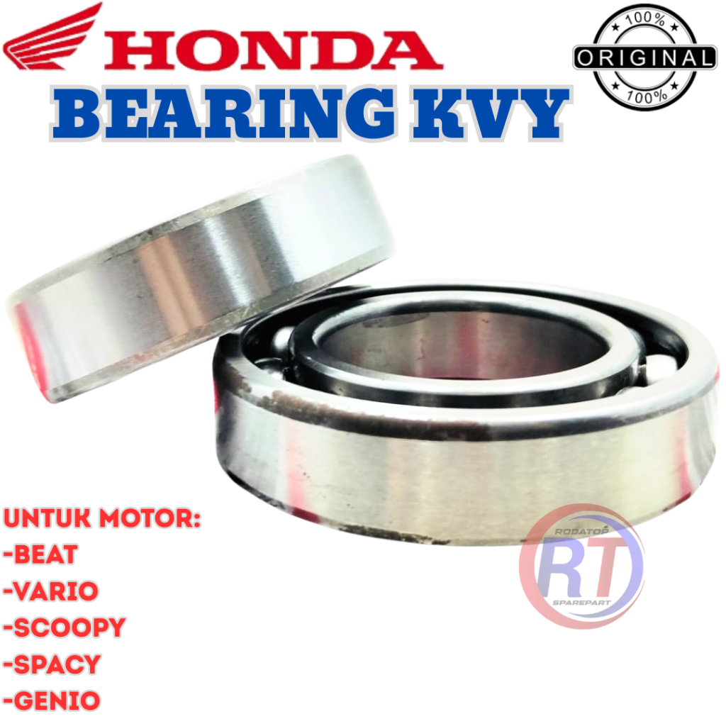 BEARING KRUK AS 2-PCS KVY (6007&6205) ORIGINAL HONDA AHM UNTUK MOTOR BEAT SCOOPY VARIO SPACY GENIO//