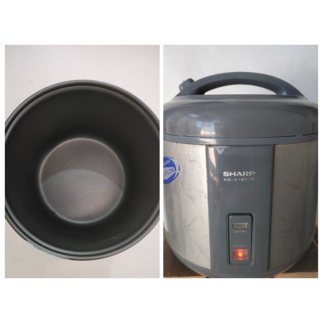 (PANCI NYA SAJA) Panci Teflon Innerpot Pengganti Utk Magic Com Sharp KS-A18TTR