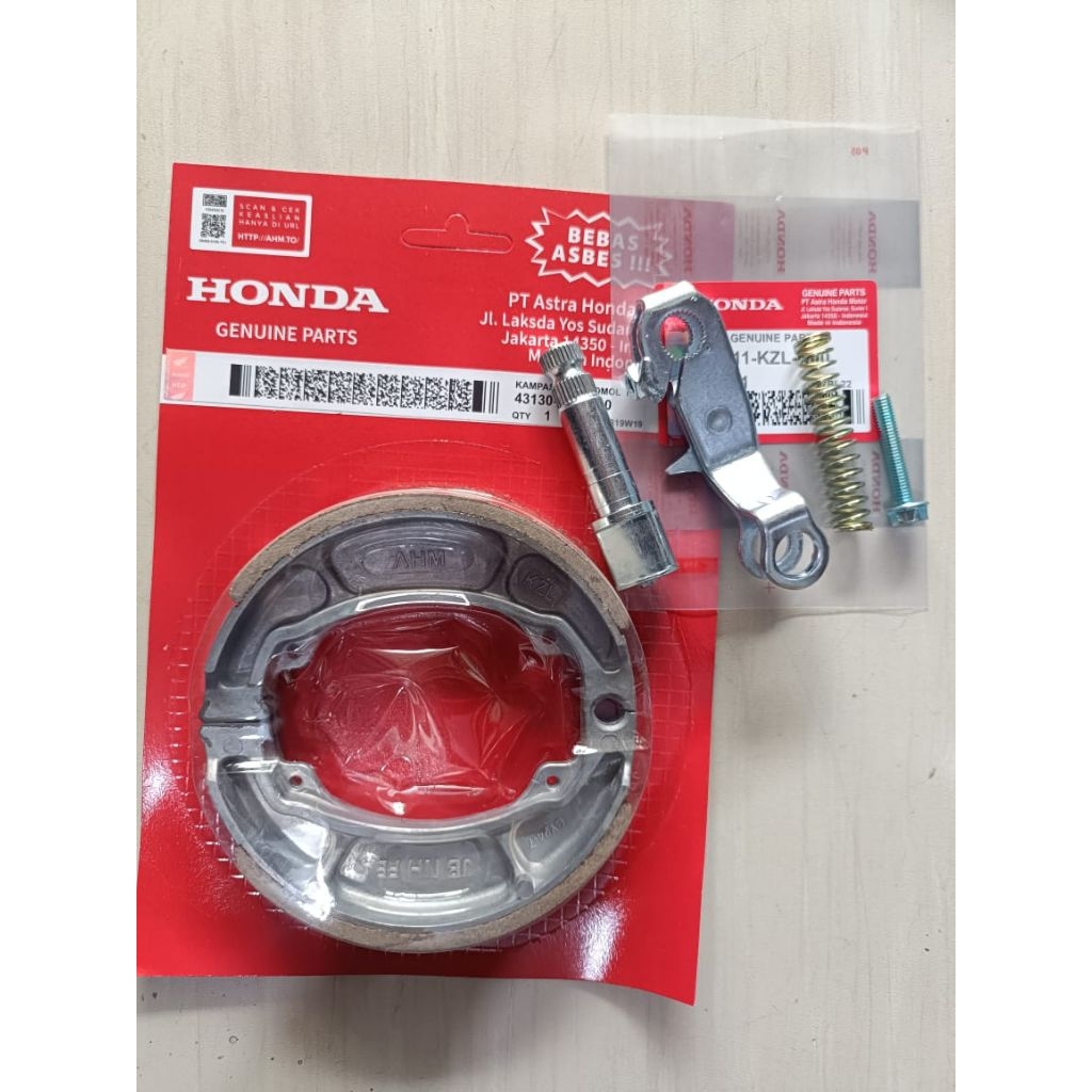PAKET KOMPLIT 5 AITEM AS + PAHA+ BAUT+ PER + KAMPAS REM TROMOL BELAKANG HONDA BEAT POP BEAT ESP BEAT