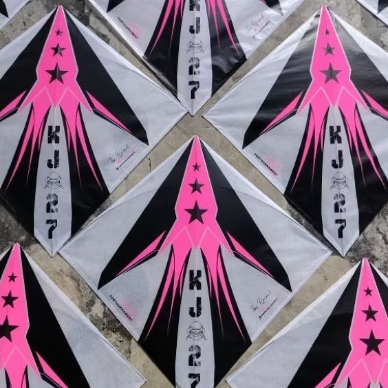 Layangan Sukhoi Full Petung Super Motif Stabilo