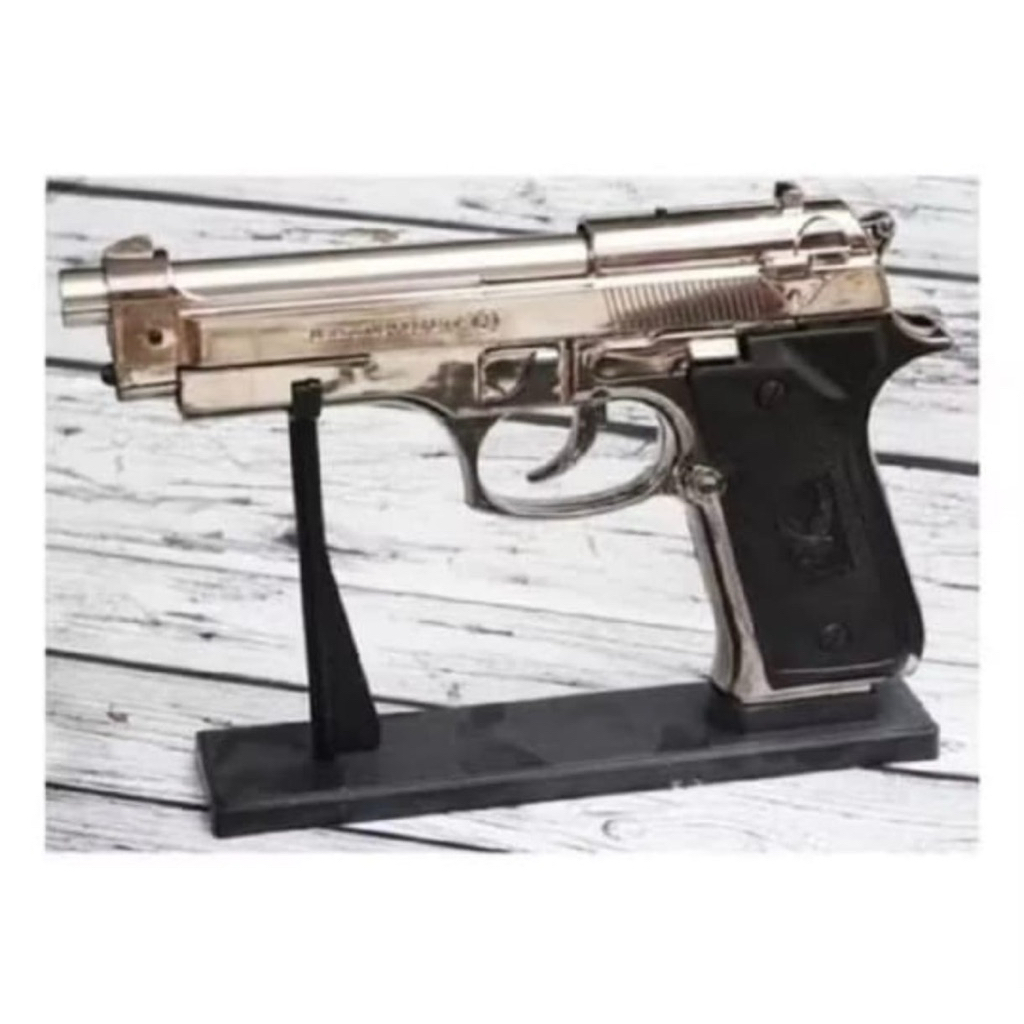 Korek Api Unik Keren Motif Pistol - COD KOREK API PISTOL 1 BANDING 1 LIGHTER BARETTA BISA DIKOKANG