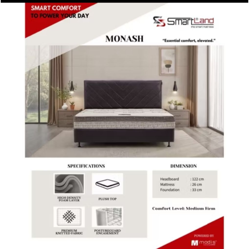 springbed smartland Monash 6 kaki