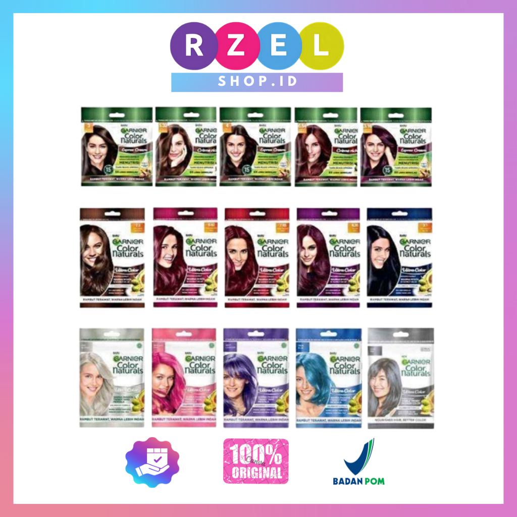 Garnier Color Sachet - Cat Rambut Garnier Sachet (RZEEL)