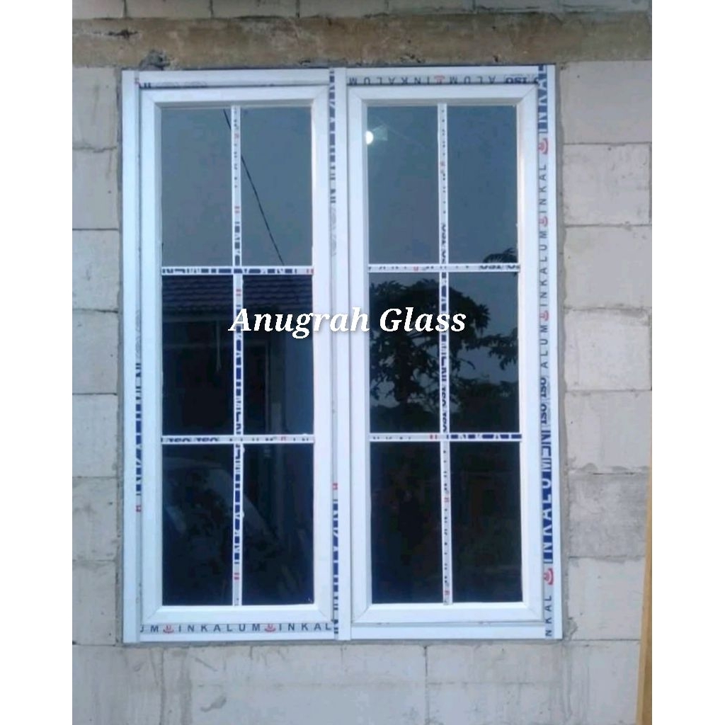 jendela 2 daun ornamen L80 x T150